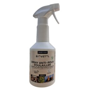 Spray anti-poux poulailler